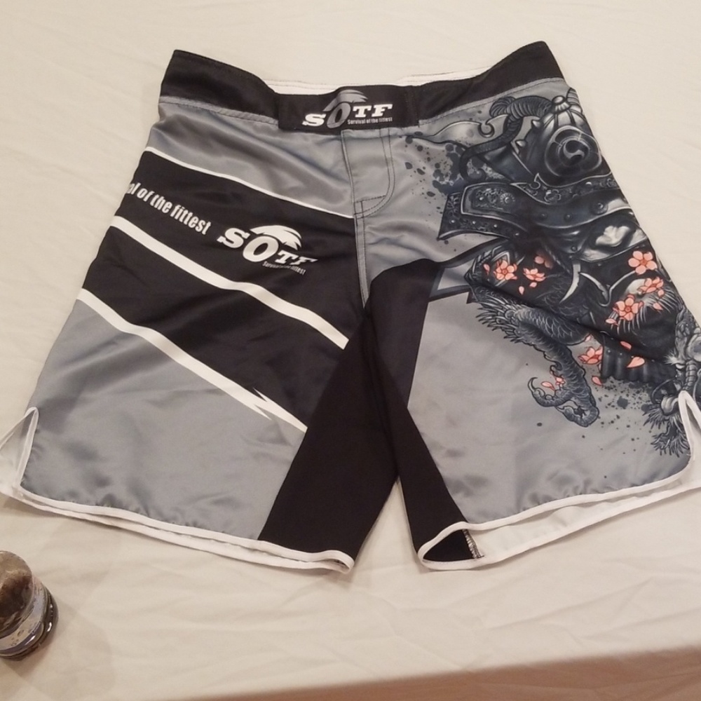 Soft mens sports pants must thai boxing shorts mna
